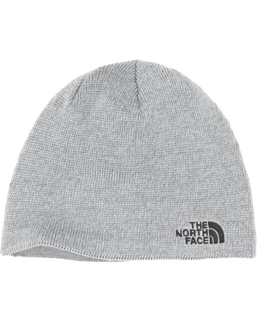 The North Face Gray Jim Beanie High Rise Heather