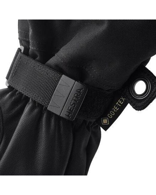 Hestra Black Army Leather Gore-Tex Mitten