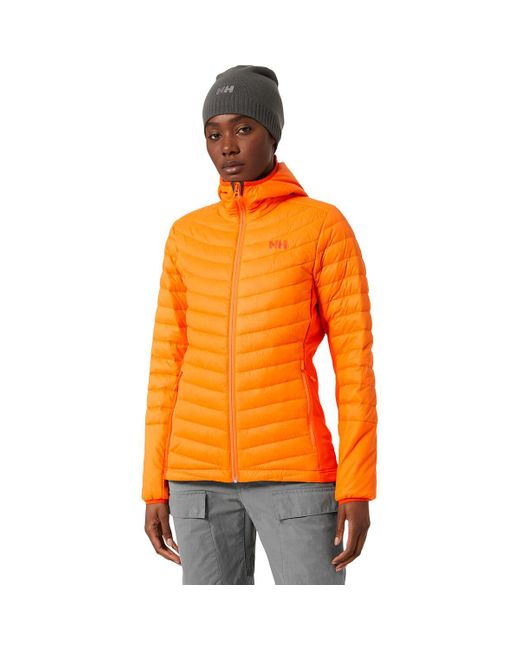 Helly Hansen Orange Verglas Hooded Down Hybrid I Jacket