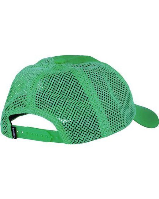 Marmot Green Alpine Soft Mesh Trucker Hat