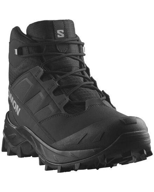 Salomon Black Crosstrak Waterproof Boot