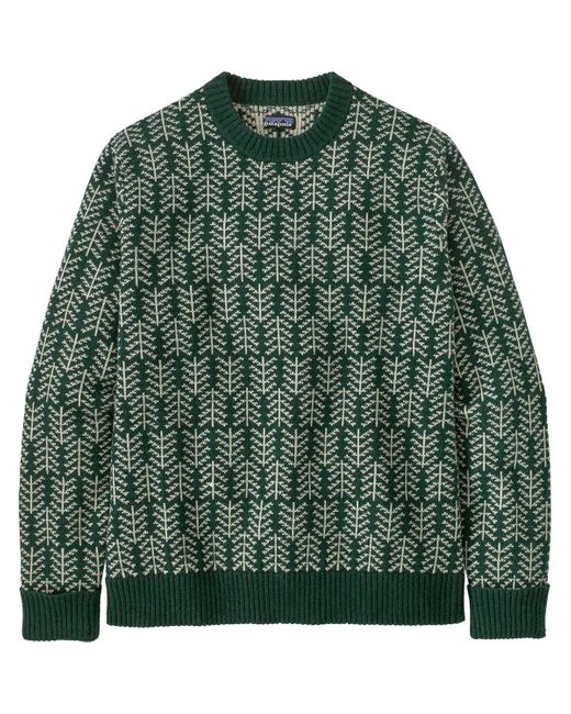 Patagonia Green Recycled Wool Sweater for men