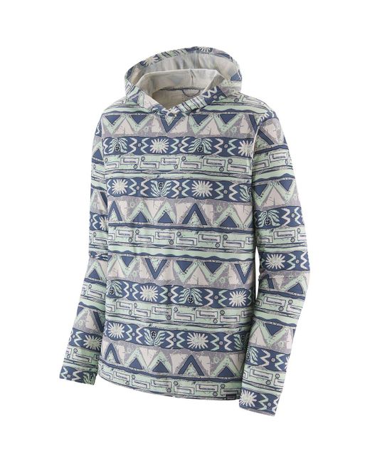 Patagonia Blue Capilene Cool Daily Hooded Shirt for men