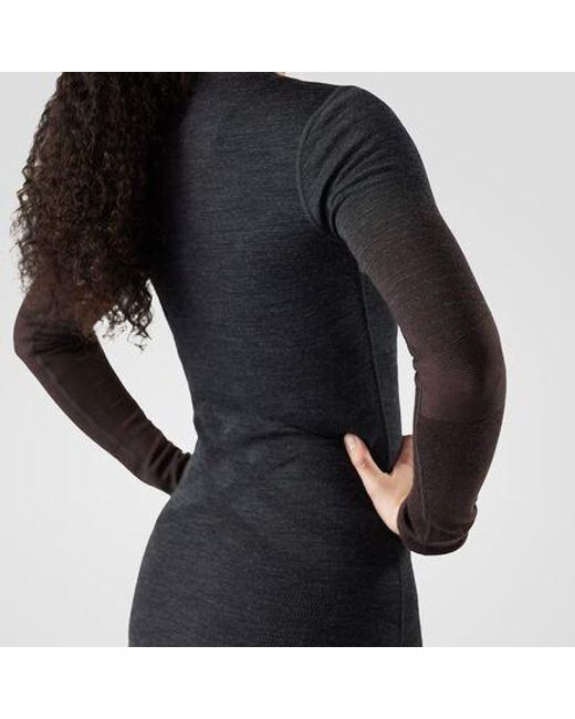 Smartwool Black Intraknit Thermal Merino Crew Baselayer