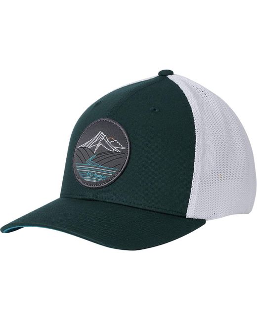 Columbia Green Mesh Baseball Hat for men