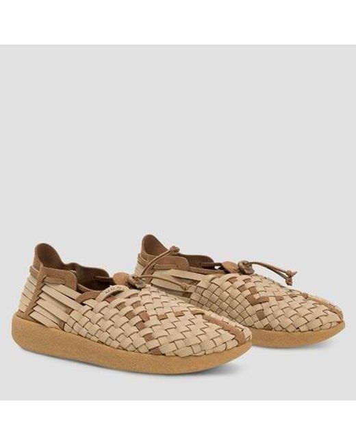 Malibu Sandals Natural Latigo Suede Vegan Leather Rub Shoe/Walnut/Tan