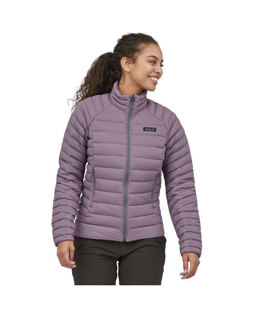 Purple patagonia shop women's jacket