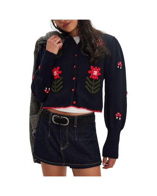 Free People Blue Nonna Sweater