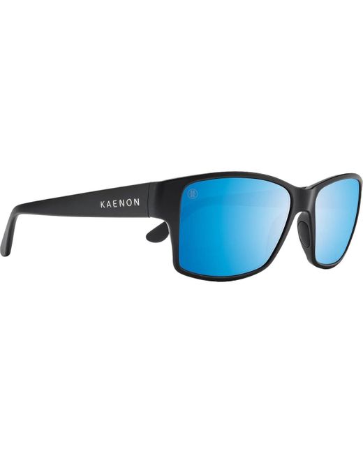 Kaenon Blue El Cap Polarized Sunglasses Matte/ 12 Ice Mirror