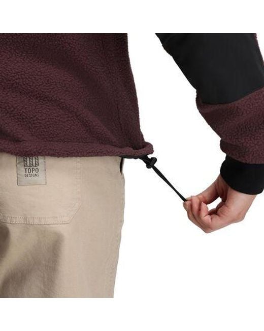 Topo Red Summit Rise Full-Zip Jacket