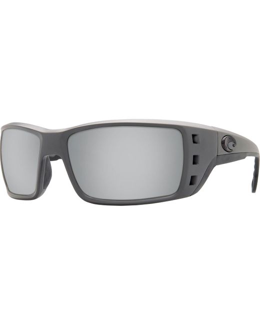 Costa Blue Permit 580G Polarized Sunglasses Matte Mirror 580G for men