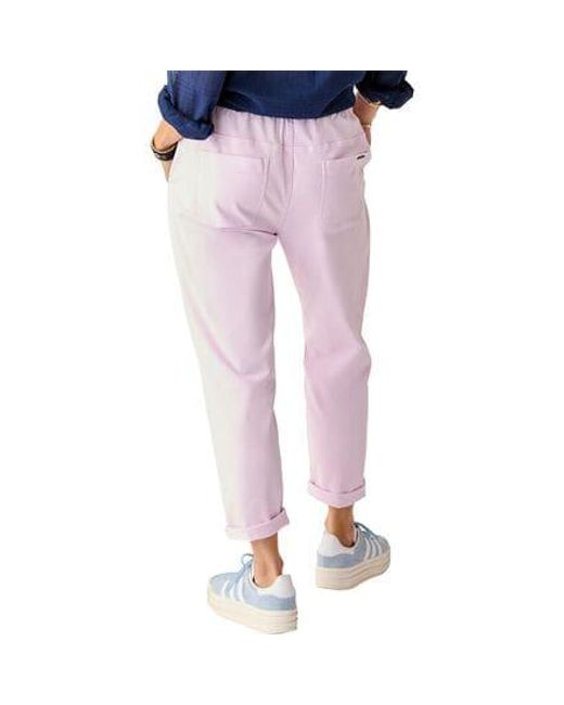 Carve Designs Pink Zoe Twill Pant
