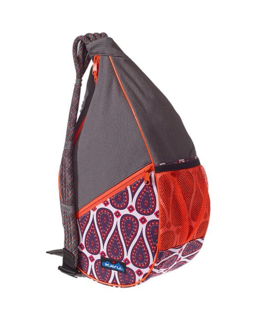 Kavu Red Paxton Sling Pack