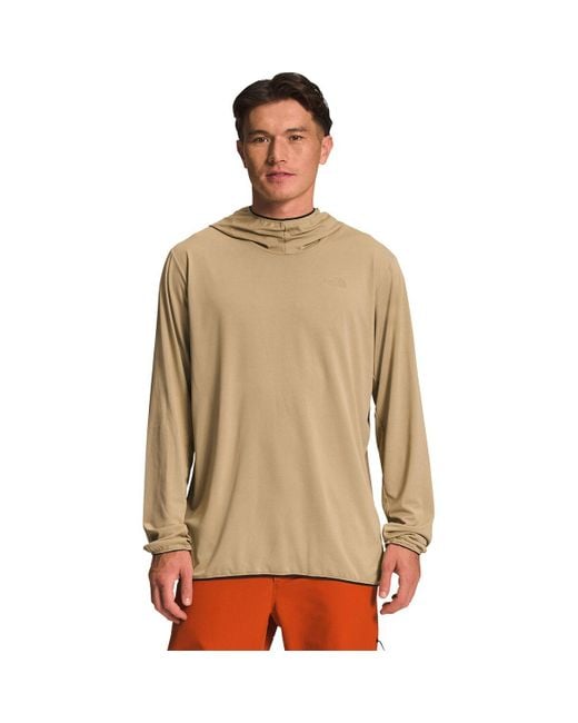 The North Face Brown Belay Sun Hooded Shirt