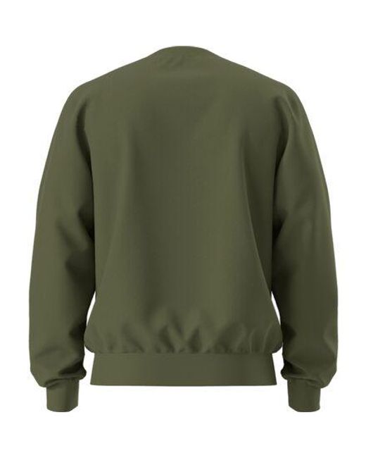 The North Face Green Evolution Embroidered Crew Sweatshirt