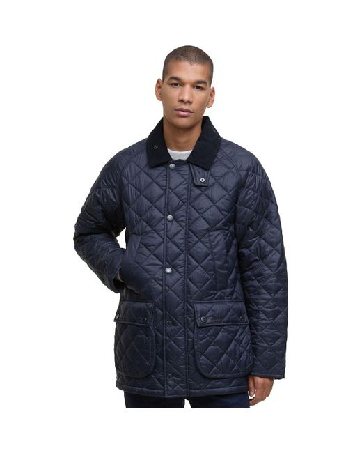 Barbour Blue Essential Bedale Quilted Jacket
