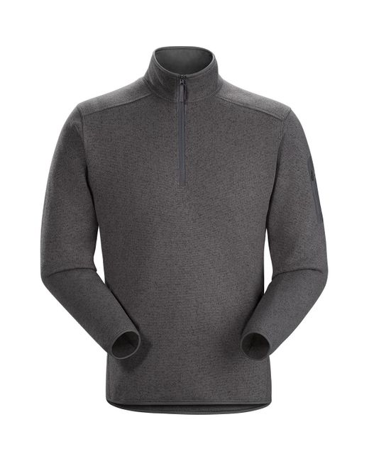 Arc'teryx Covert 1/2-zip Fleece Pullover in Gray for Men - Lyst