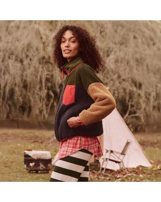 The Great Outdoors Red The Plush Colorblock Terrain Full-Zip Jacket