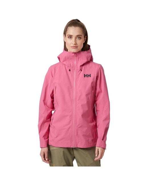 Helly Hansen Verglas Infinity Shell Jacket in Pink Lyst