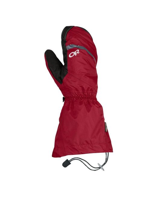 Outdoor Research Red Alti Mitten for men