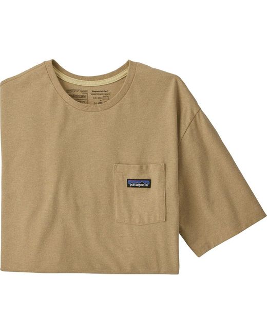 Patagonia Green P-6 Label Pocket Responsibili-T-Shirt