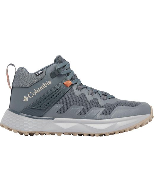 Columbia Blue Facet 75 Mid Outdry Hiking Shoe
