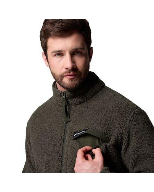 Columbia Black Rugged Ridge High Pile Full-Zip Jacket