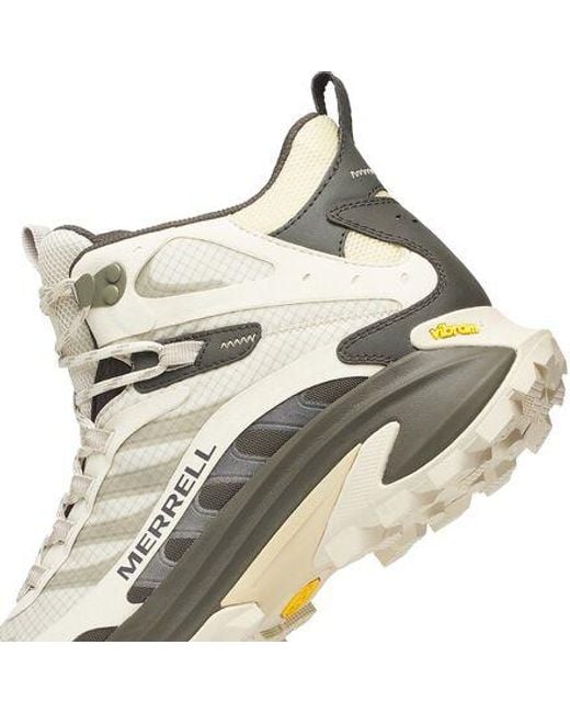 Merrell White Moab Speed 2 Mid Gtx Hiking Shoe