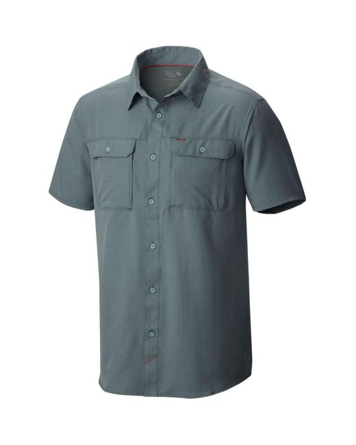 Mountain Hardwear Blue Canyon Short-Sleeve Shirt for men