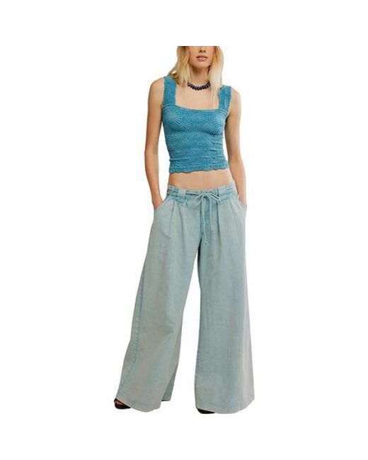 Free People Blue Love Letter Cami