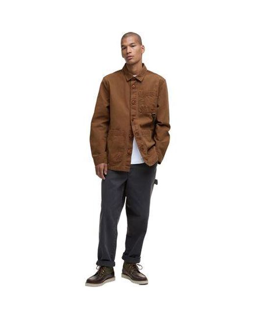 Barbour Brown Bowland Garment Dyed Overshirt