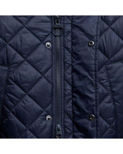 Barbour Blue Essential Bedale Quilted Jacket
