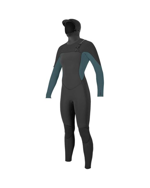 O'neill Sportswear Blue Hyperfreak 5.5/4mm Chest Zip + Hood Full Wetsuit