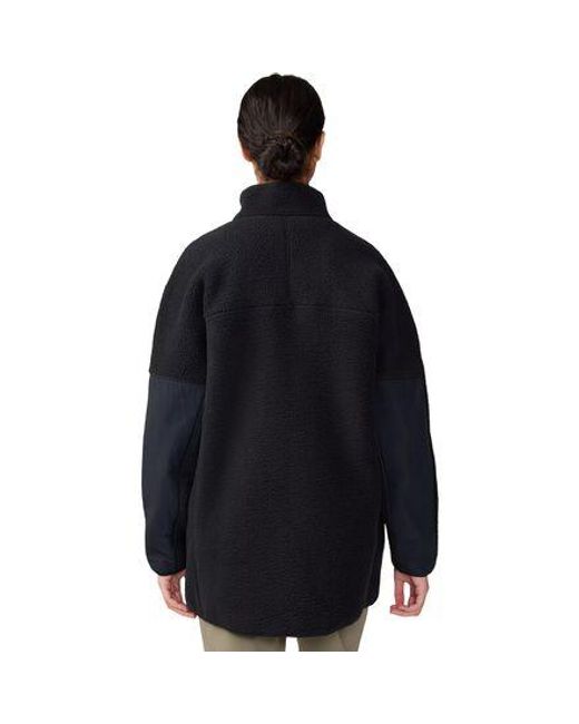 Mountain Hardwear Black Hicamp Fleece Long Full-Zip Jacket