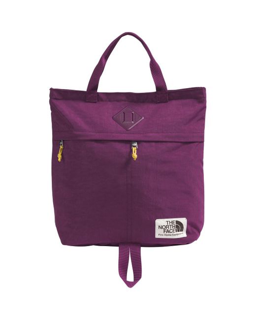 The North Face Purple Berkeley Tote Pack Currant/ Silt