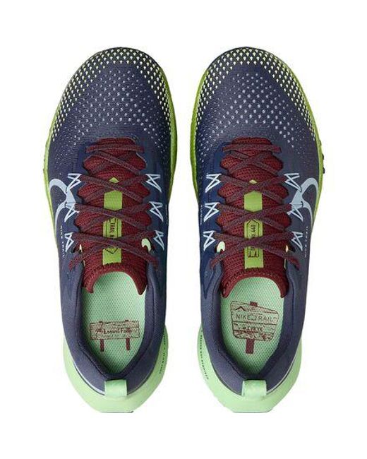 Nike Blue React Pegasus Trail 4 Trail Running Shoe