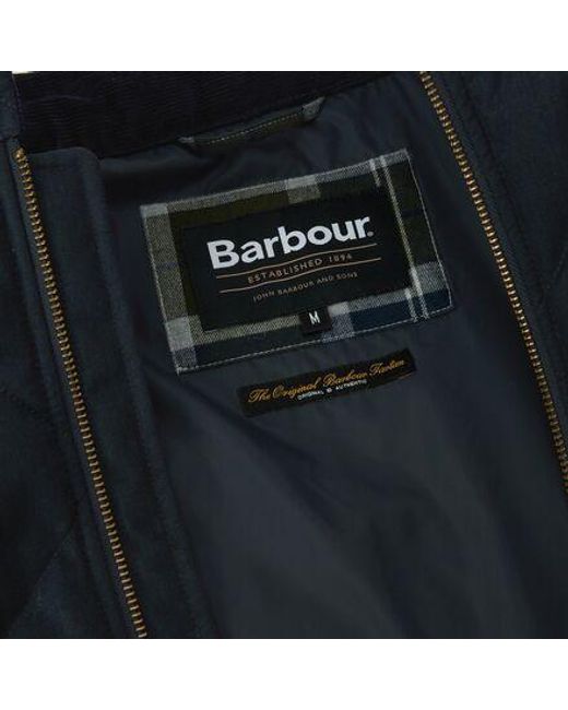 Barbour Blue City Harrington Quilted Jacket