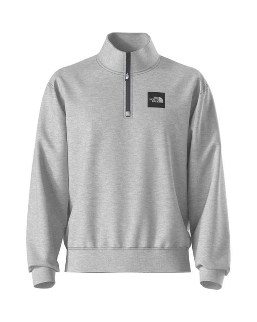 The North Face Gray Box Half Dome 1/4-Zip Jacket