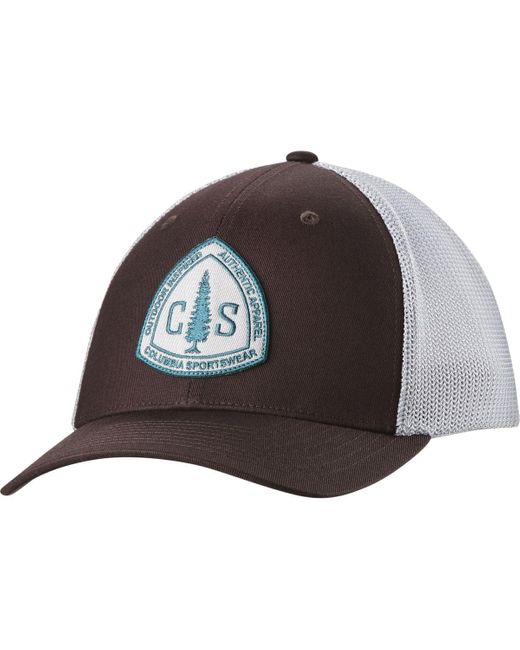 Columbia Brown Mesh Baseball Hat for men