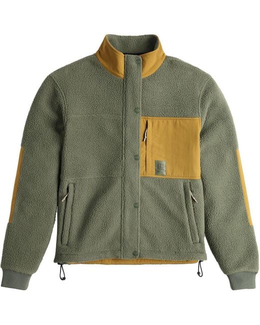 Topo Green Summit Rise Full-Zip Jacket