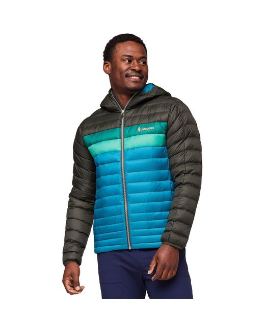 COTOPAXI Blue Fuego Hooded Down Jacket for men