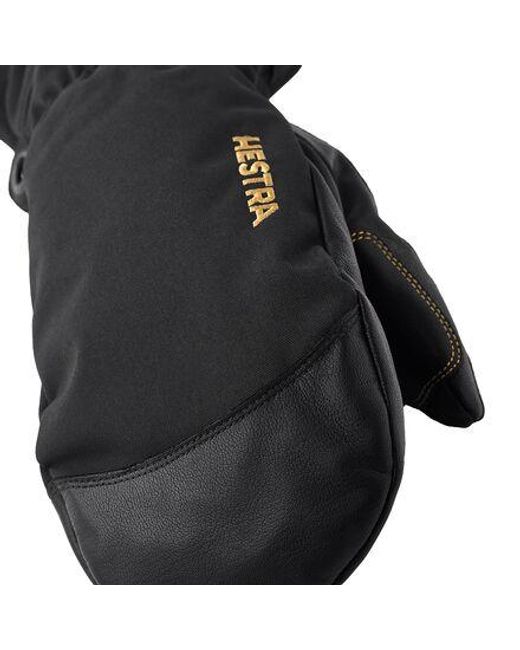 Hestra Black Army Leather Gore-Tex Mitten