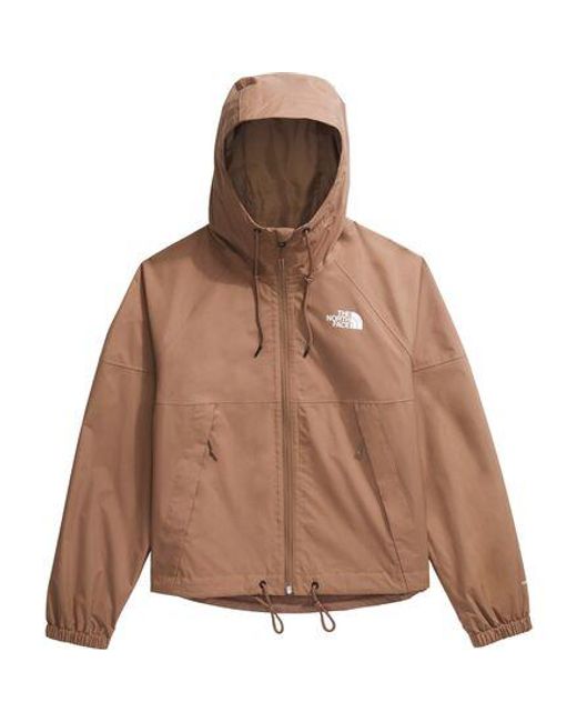 The North Face Brown Antora Rain Hooded Jacket