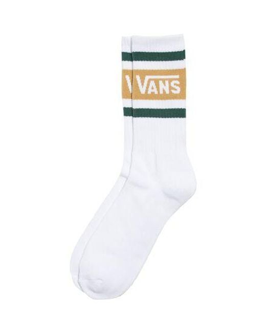 Vans White Drop V Crew Sock for men