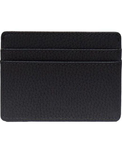 Herschel Supply Co. Black Charlie Vegan Leather Rfid Wallet