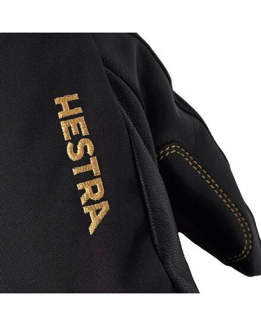 Hestra Black Army Leather Gore-Tex Mitten