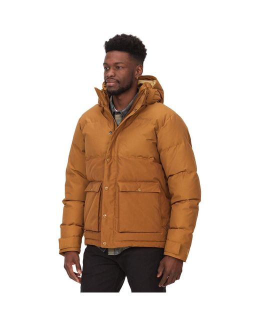 Marmot Fordham Down Jacket in Brown for Men Lyst