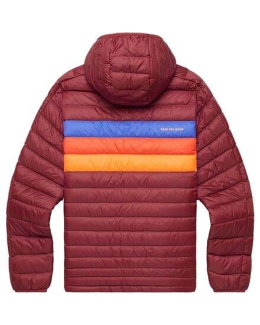 COTOPAXI Red Fuego Hooded Down Jacket for men