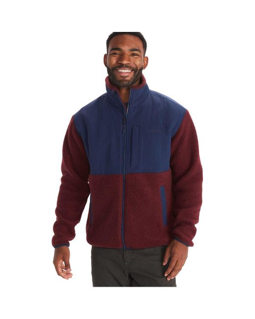 Marmot Wiley Fleece Jacket in Blue for Men Lyst