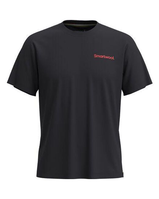 Smartwool Black Serotonin River Graphic Short-Sleeve T-Shirt for men